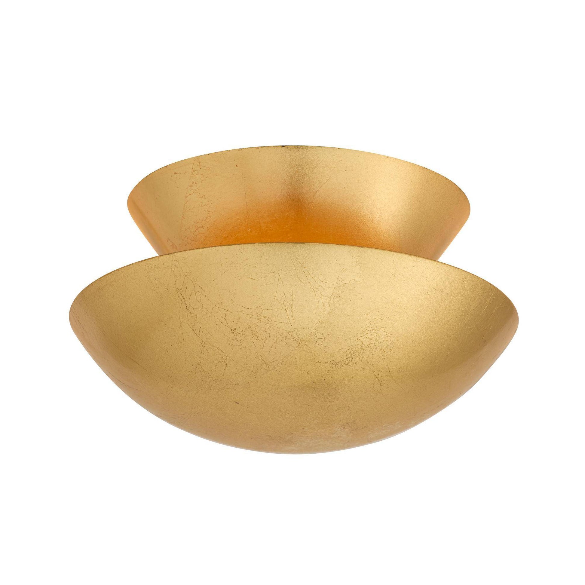 Arteriors Home Florko Mini Flush Mount Gold Leaf