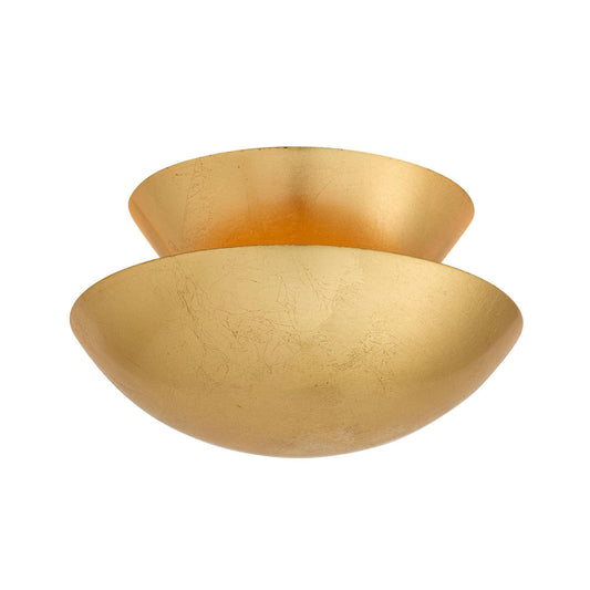 Arteriors Home Florko Mini Flush Mount Gold Leaf
