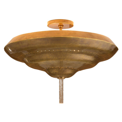 Arteriors Home Istanbul Semi-Flush Antique Brass