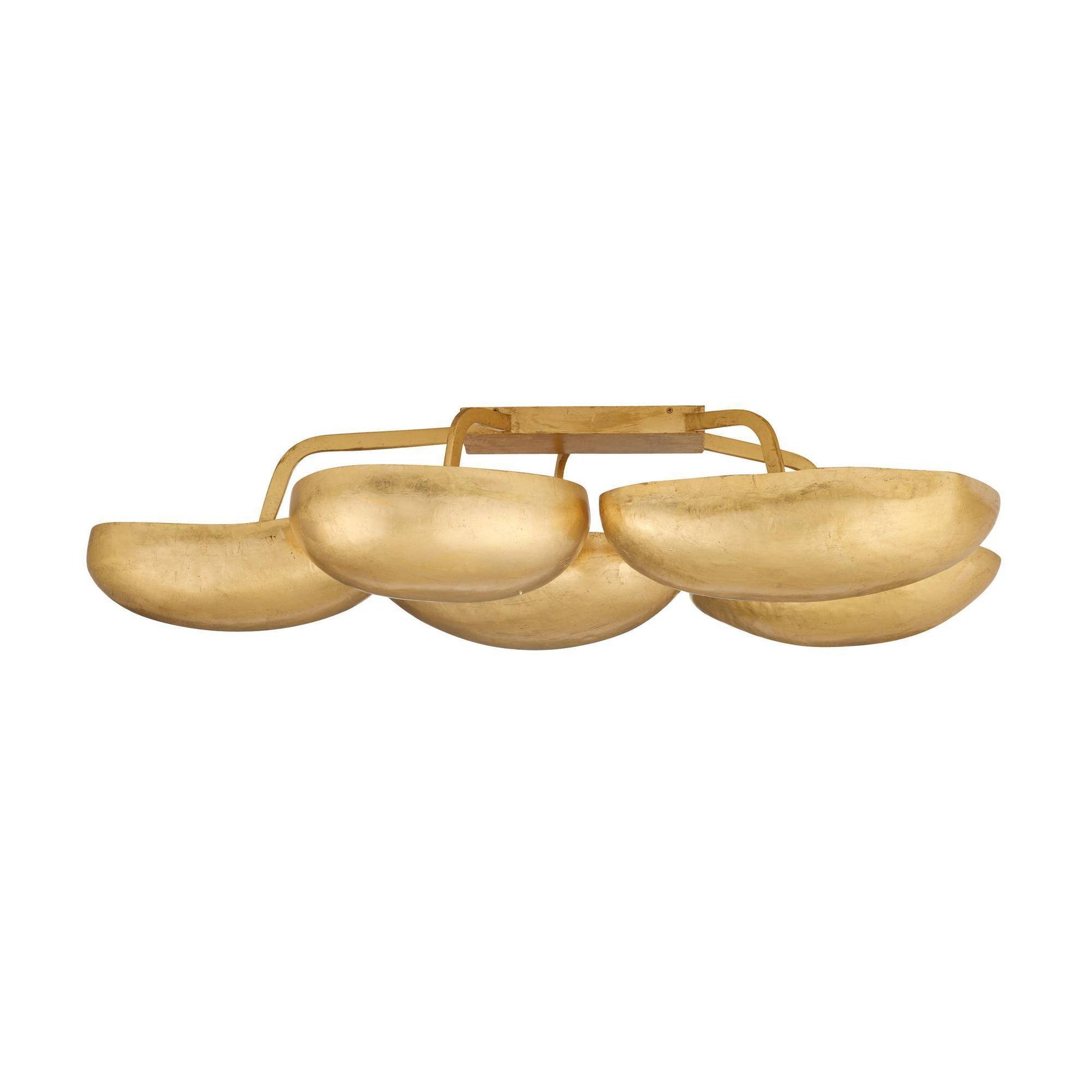 Arteriors Home Theo Flush Mount Gold Leaf
