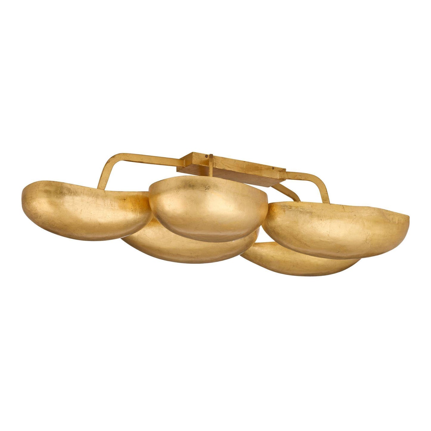 Arteriors Home Theo Flush Mount Gold Leaf