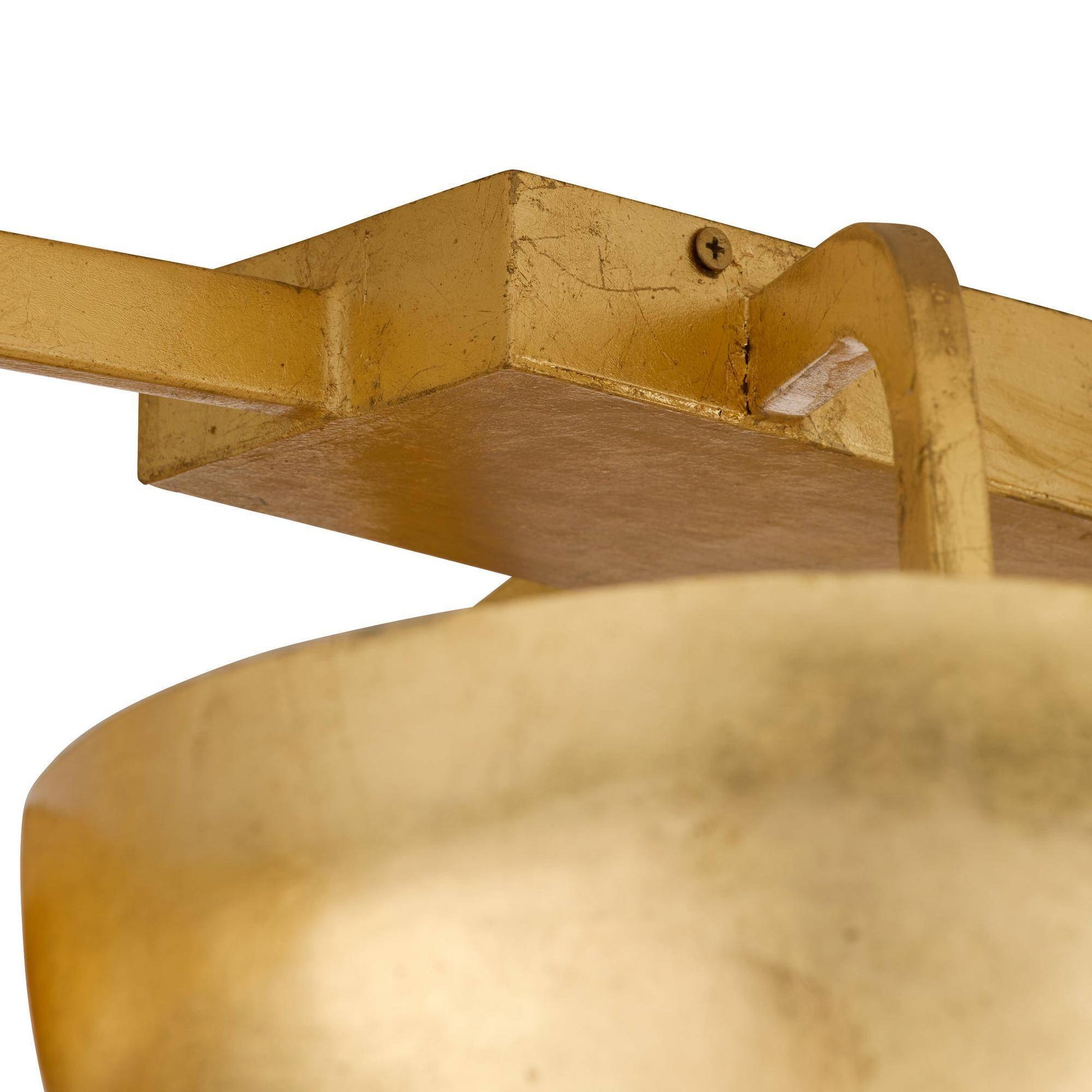 Arteriors Home Theo Flush Mount Gold Leaf