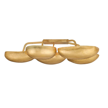 Arteriors Home Theo Flush Mount Gold Leaf