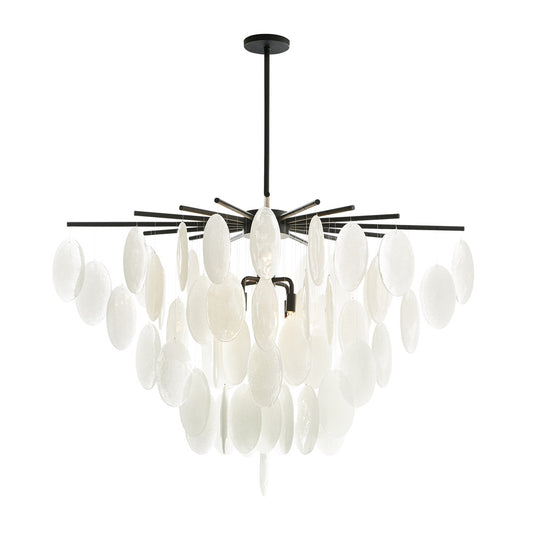 Arteriors Home Tiffany Chandelier Blackened Iron
