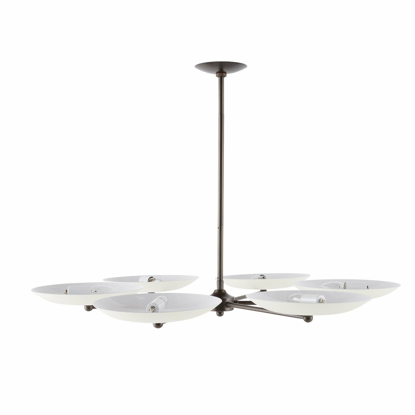 Arteriors Home Griffith Chandelier Bone, English Bronze