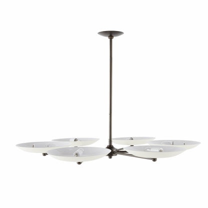 Arteriors Home Griffith Chandelier Bone, English Bronze