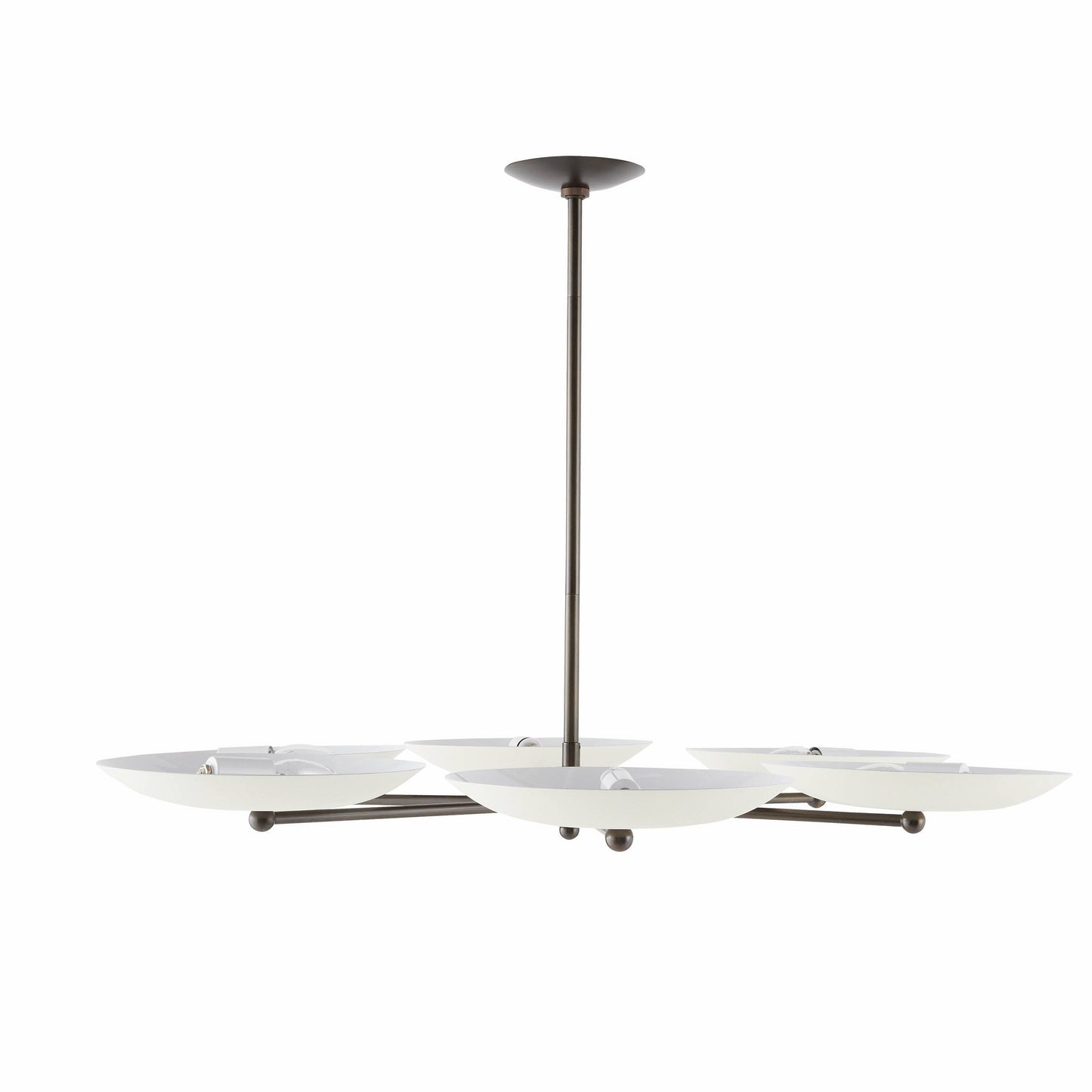 Arteriors Home Griffith Chandelier Bone, English Bronze