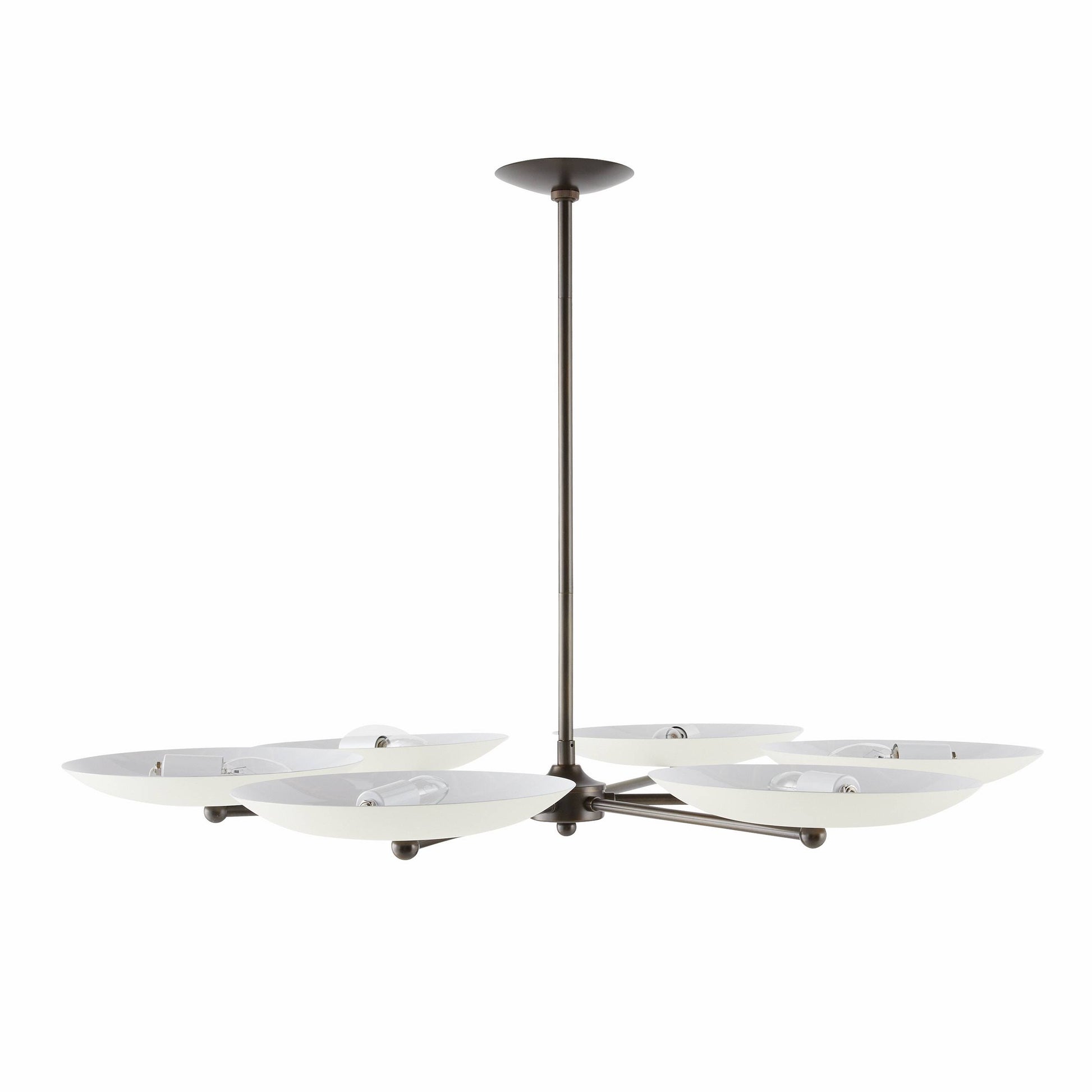 Arteriors Home Griffith Chandelier Bone, English Bronze