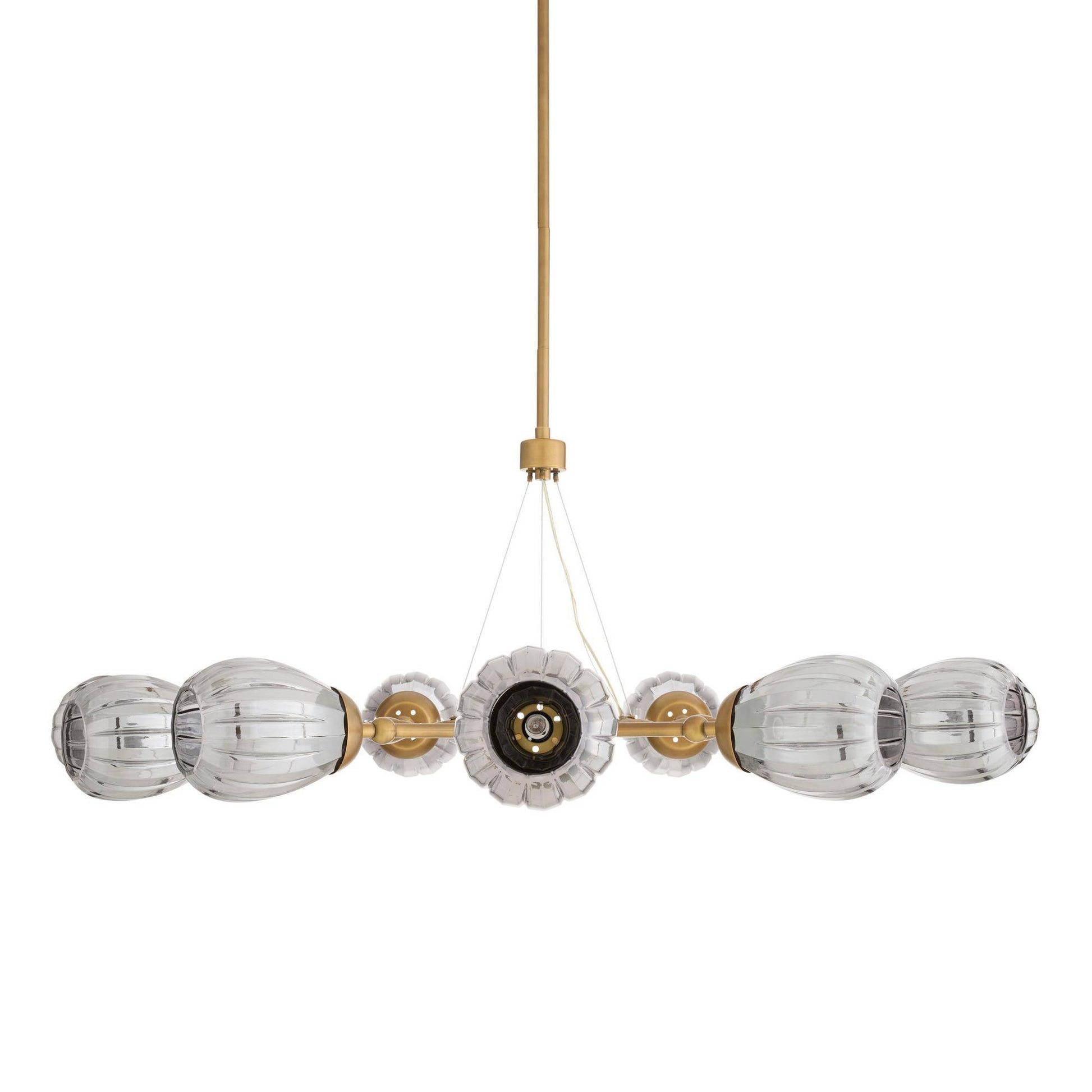 Arteriors Home Smyth Round Chandelier Smoke Luster
