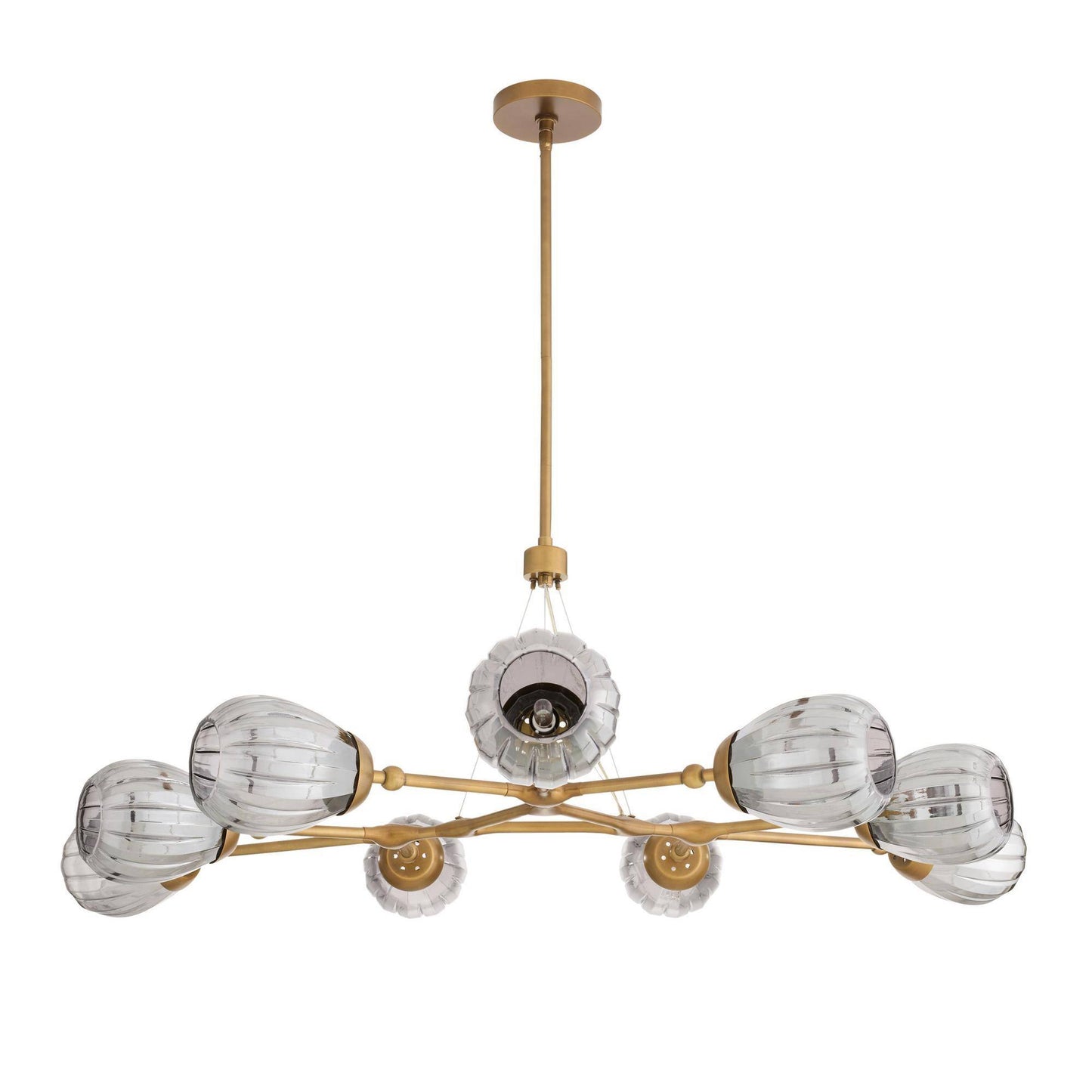 Arteriors Home Smyth Round Chandelier Smoke Luster