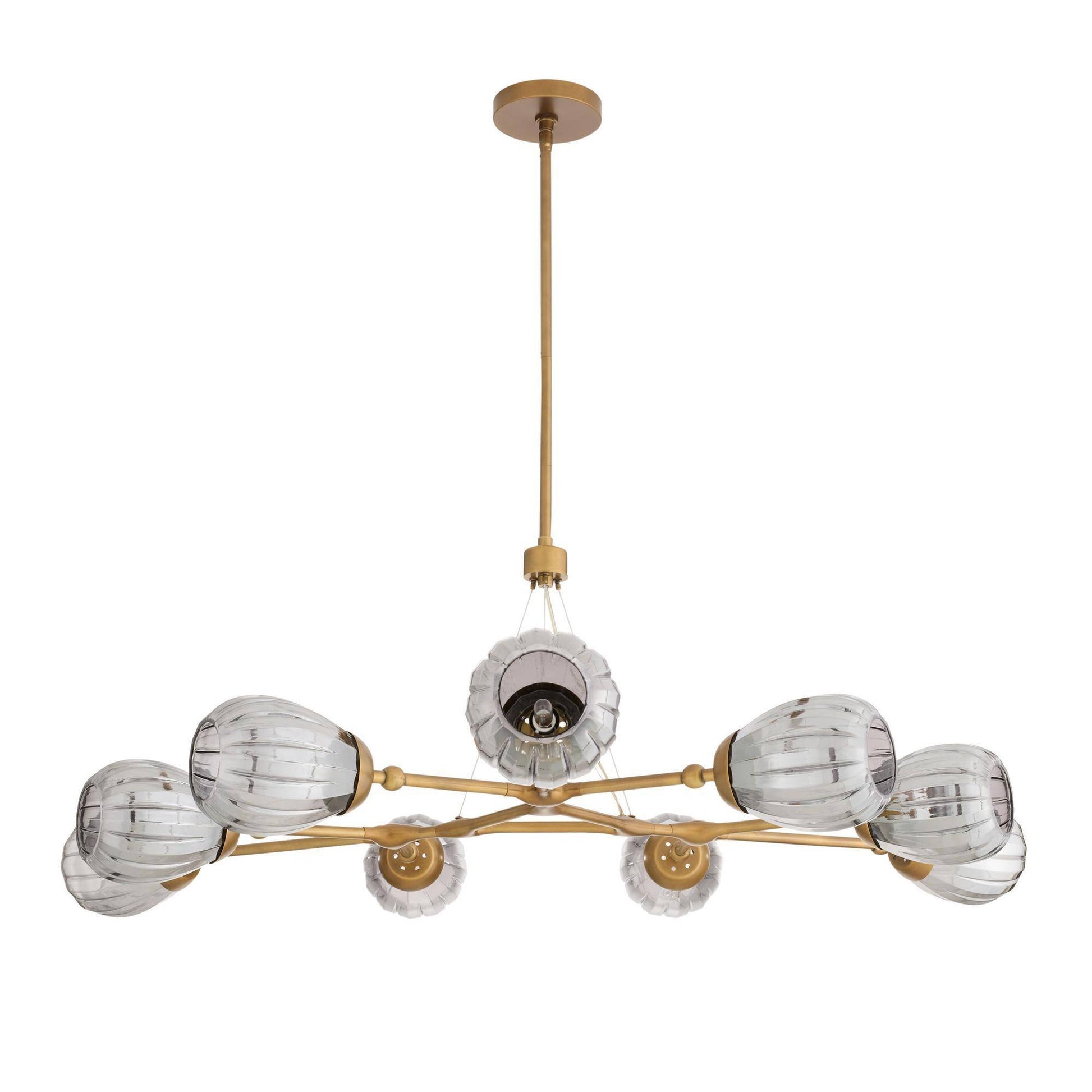 Arteriors Home Smyth Round Chandelier Smoke Luster