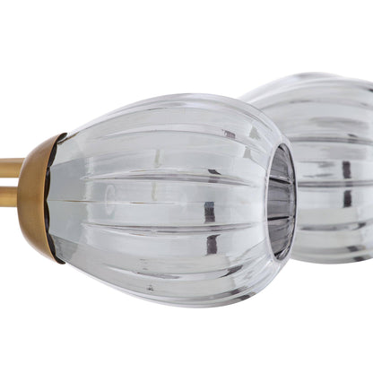 Arteriors Home Smyth Round Chandelier Smoke Luster
