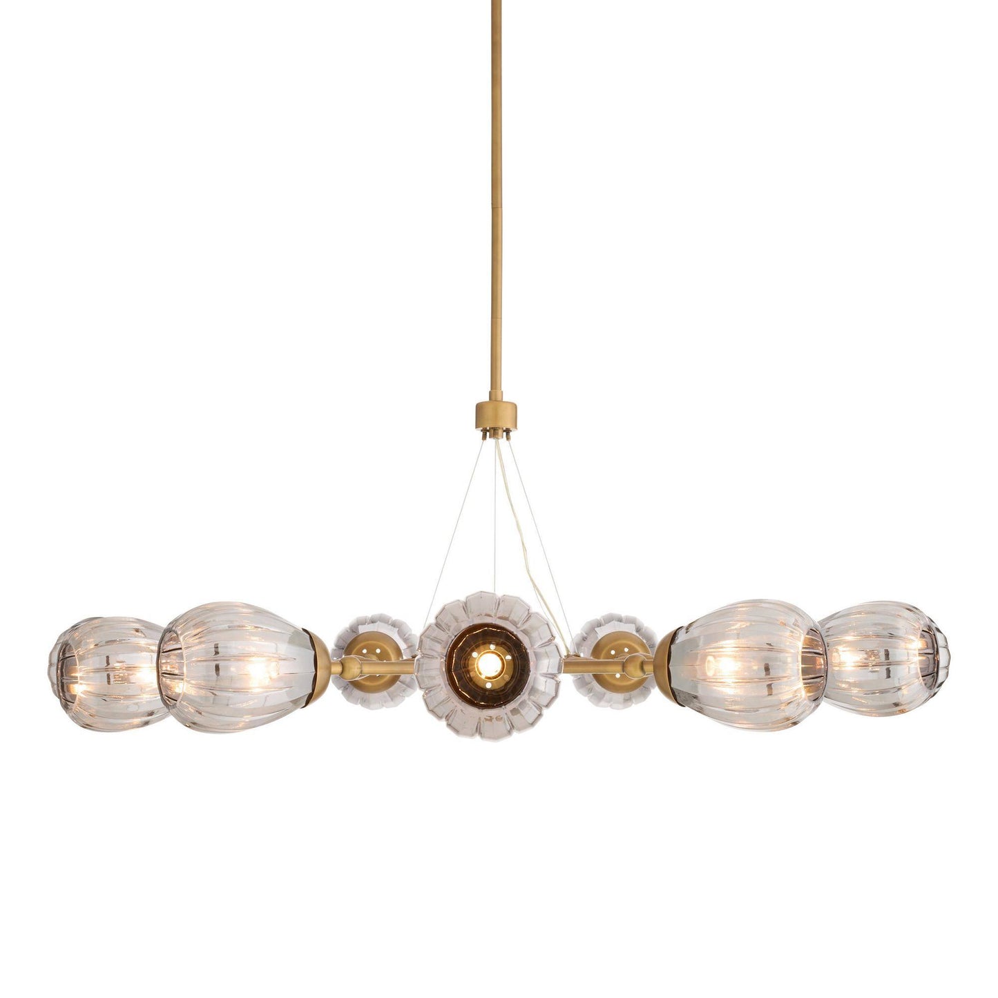 Arteriors Home Smyth Round Chandelier Smoke Luster