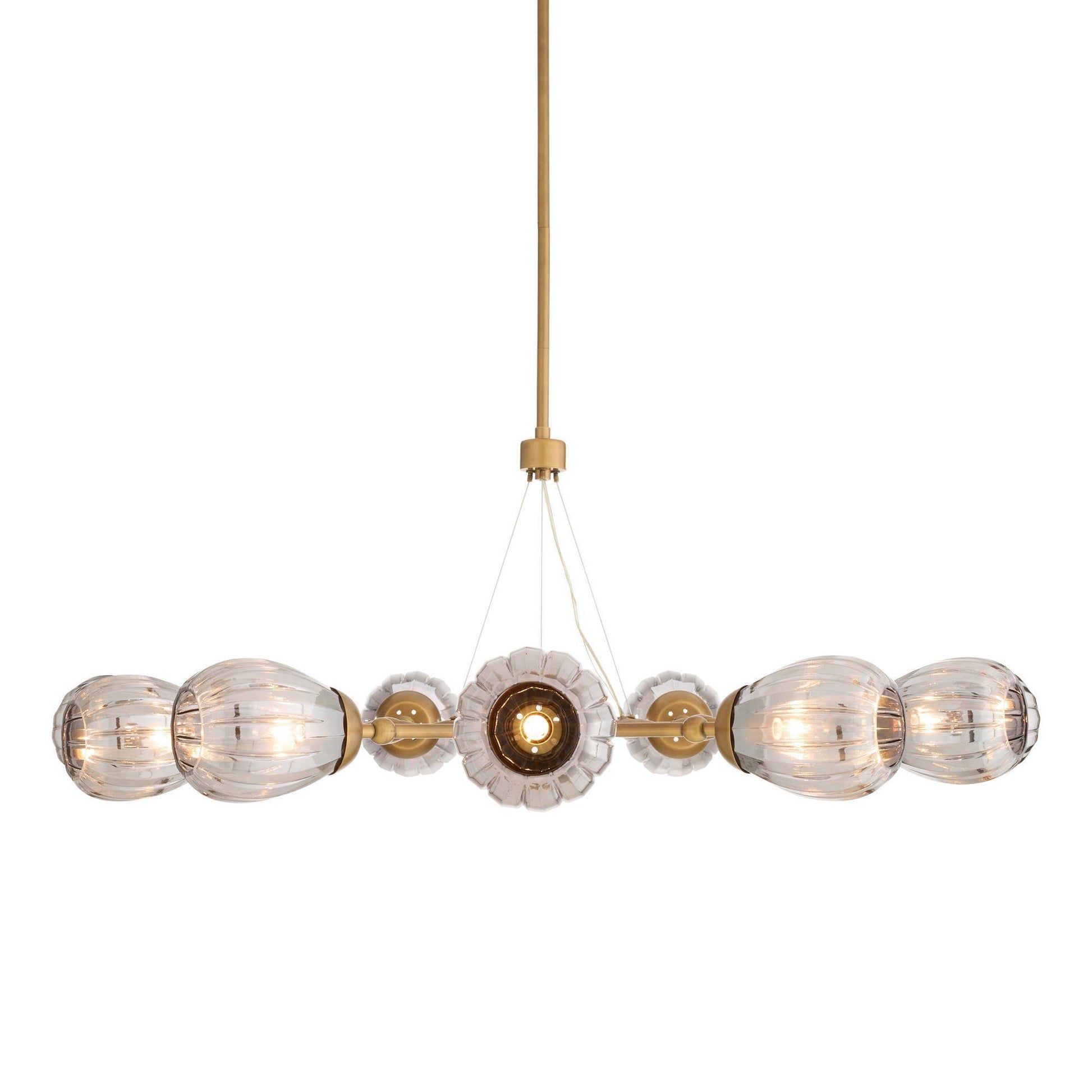 Arteriors Home Smyth Round Chandelier Smoke Luster