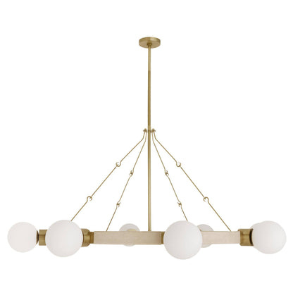 Arteriors Home Liberty Chandelier Matte Opal