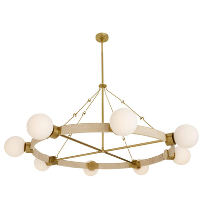 Arteriors Home Liberty Chandelier Matte Opal