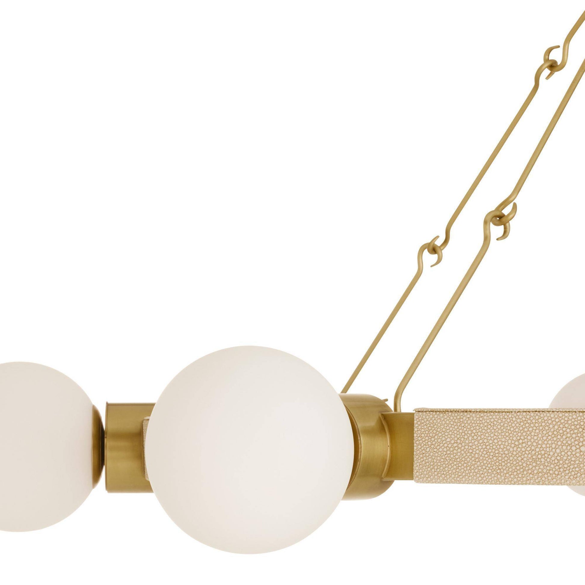 Arteriors Home Liberty Chandelier Matte Opal
