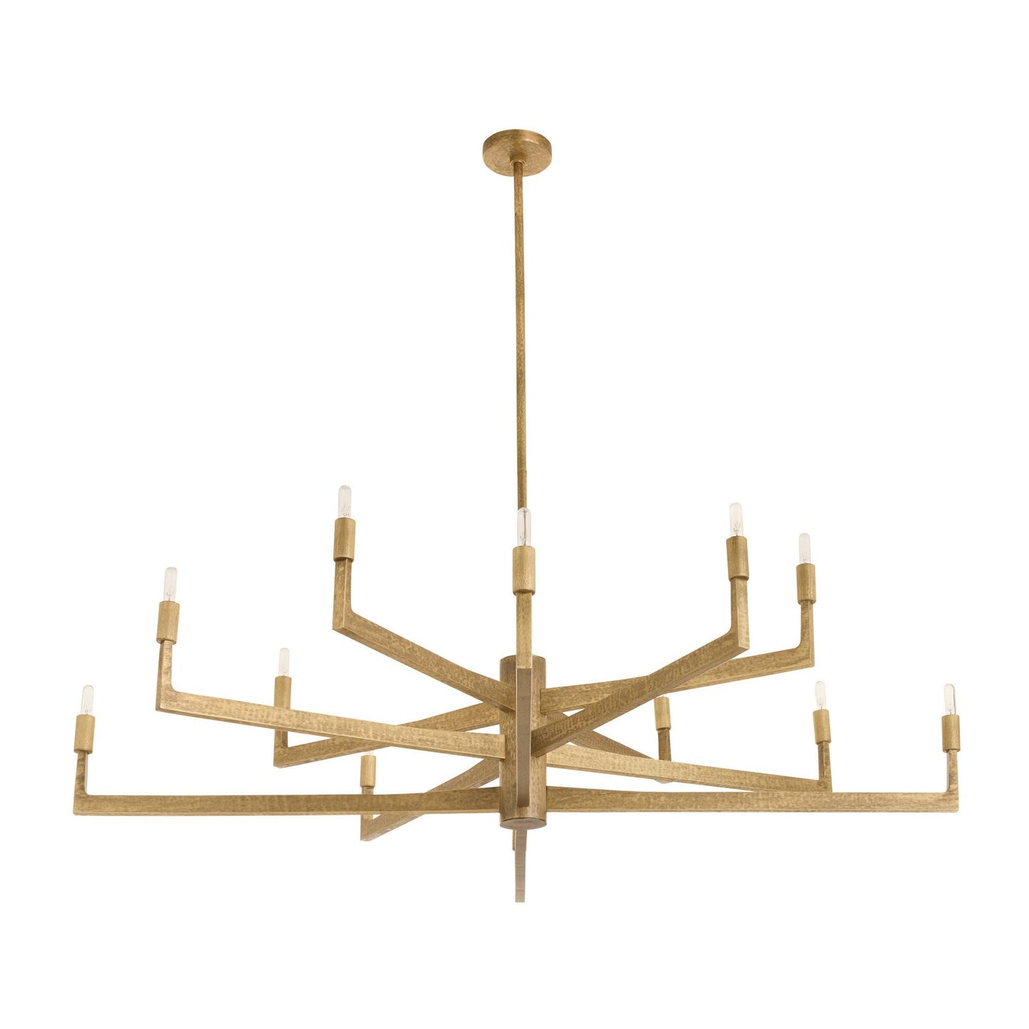 Arteriors Home Griff Large Chandelier Antique Brass