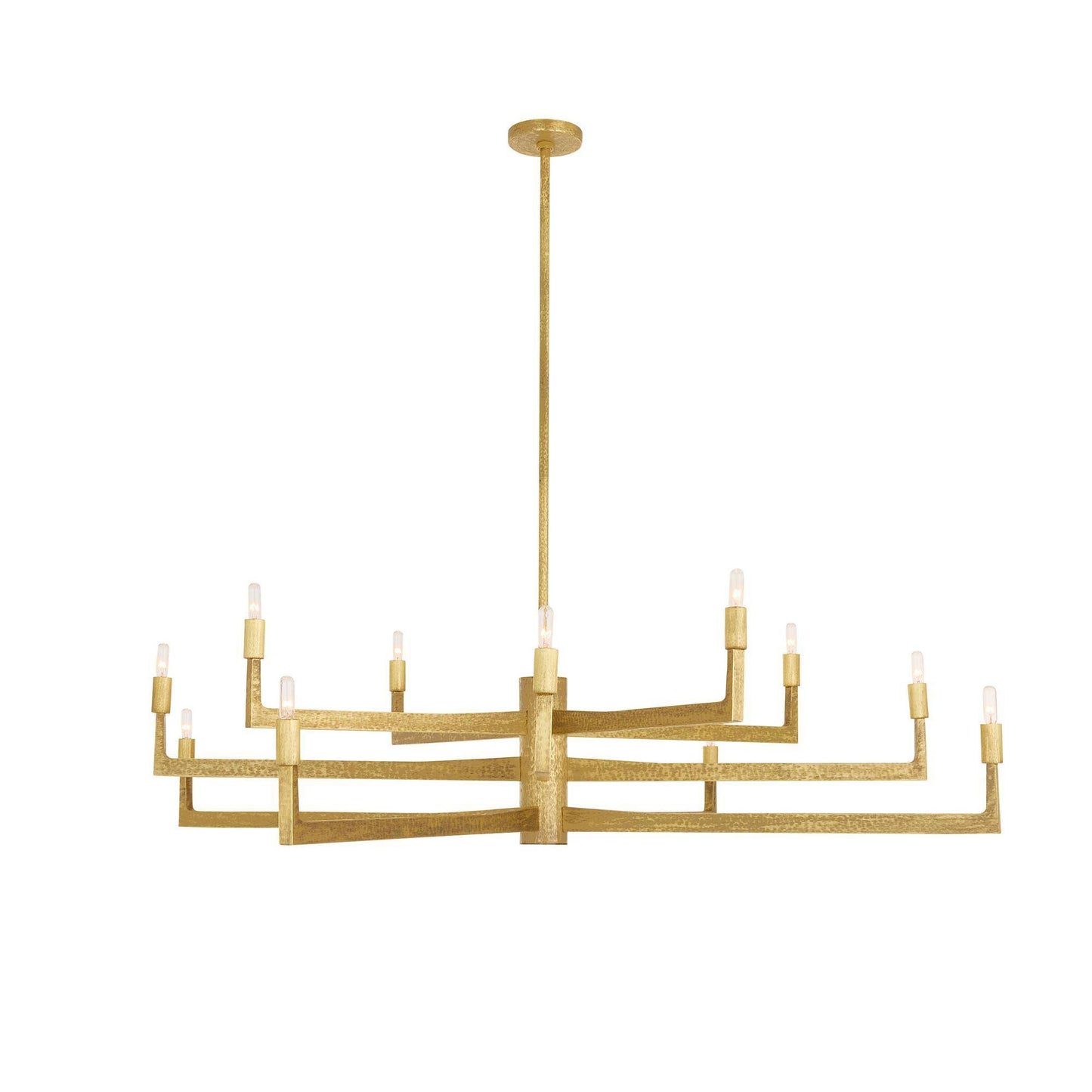 Arteriors Home Griff Large Chandelier Antique Brass