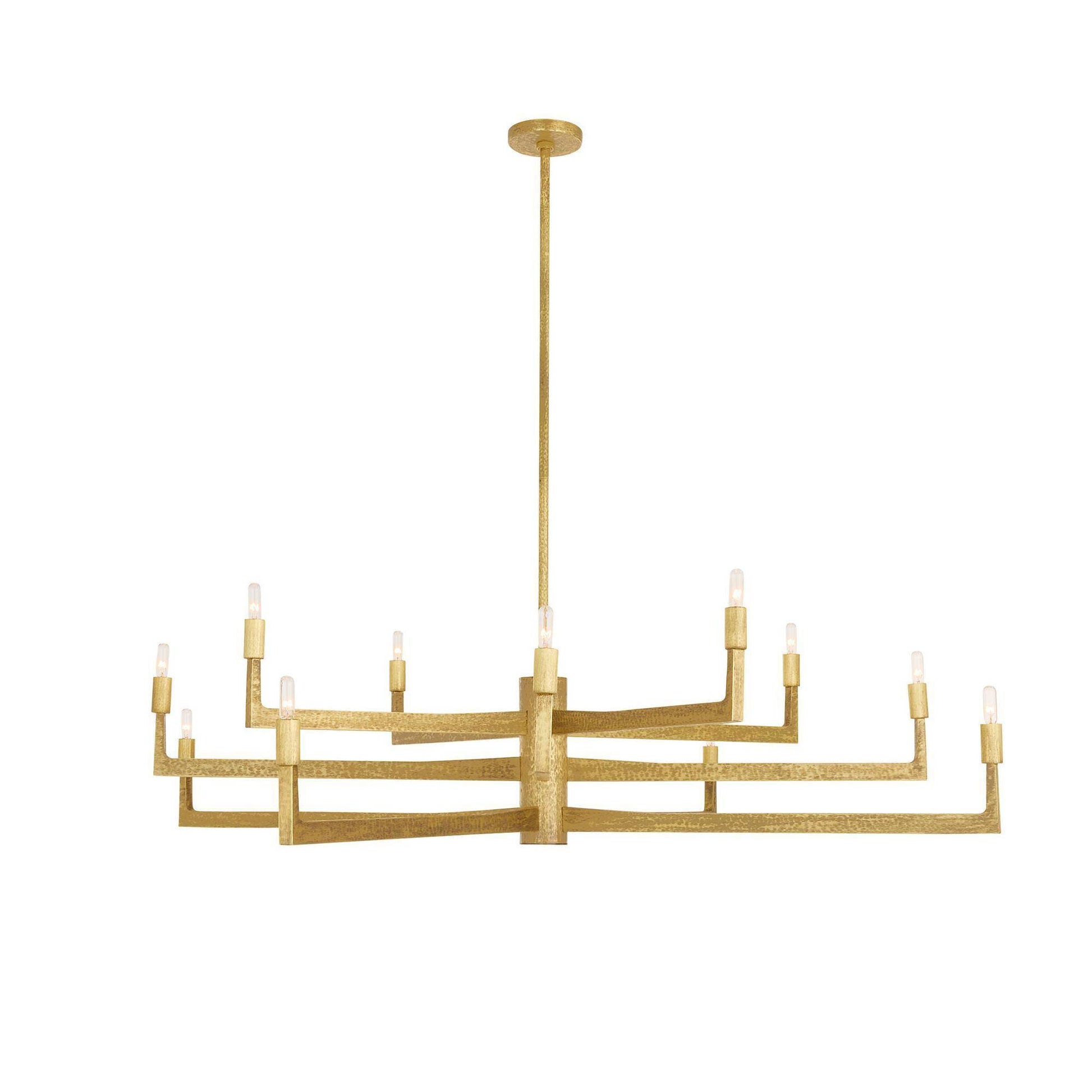 Arteriors Home Griff Large Chandelier Antique Brass