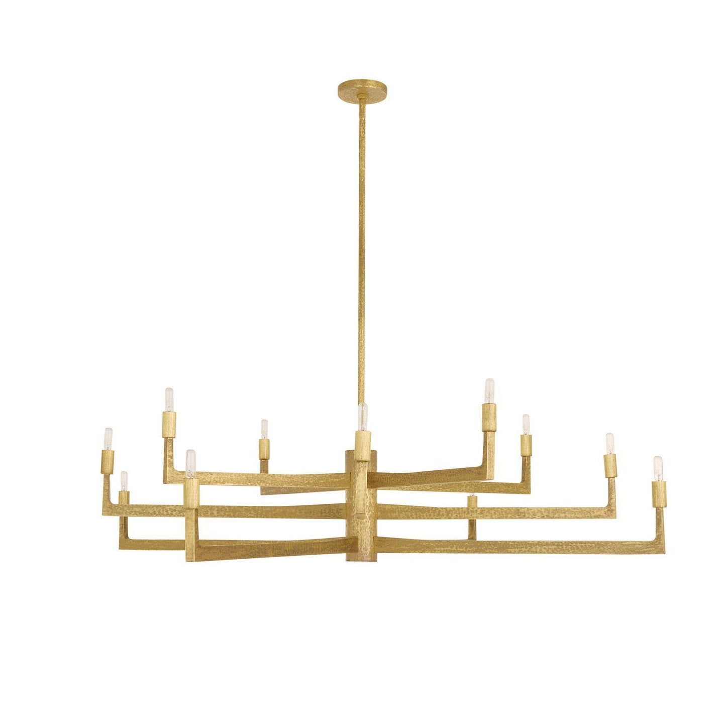 Arteriors Home Griff Large Chandelier Antique Brass
