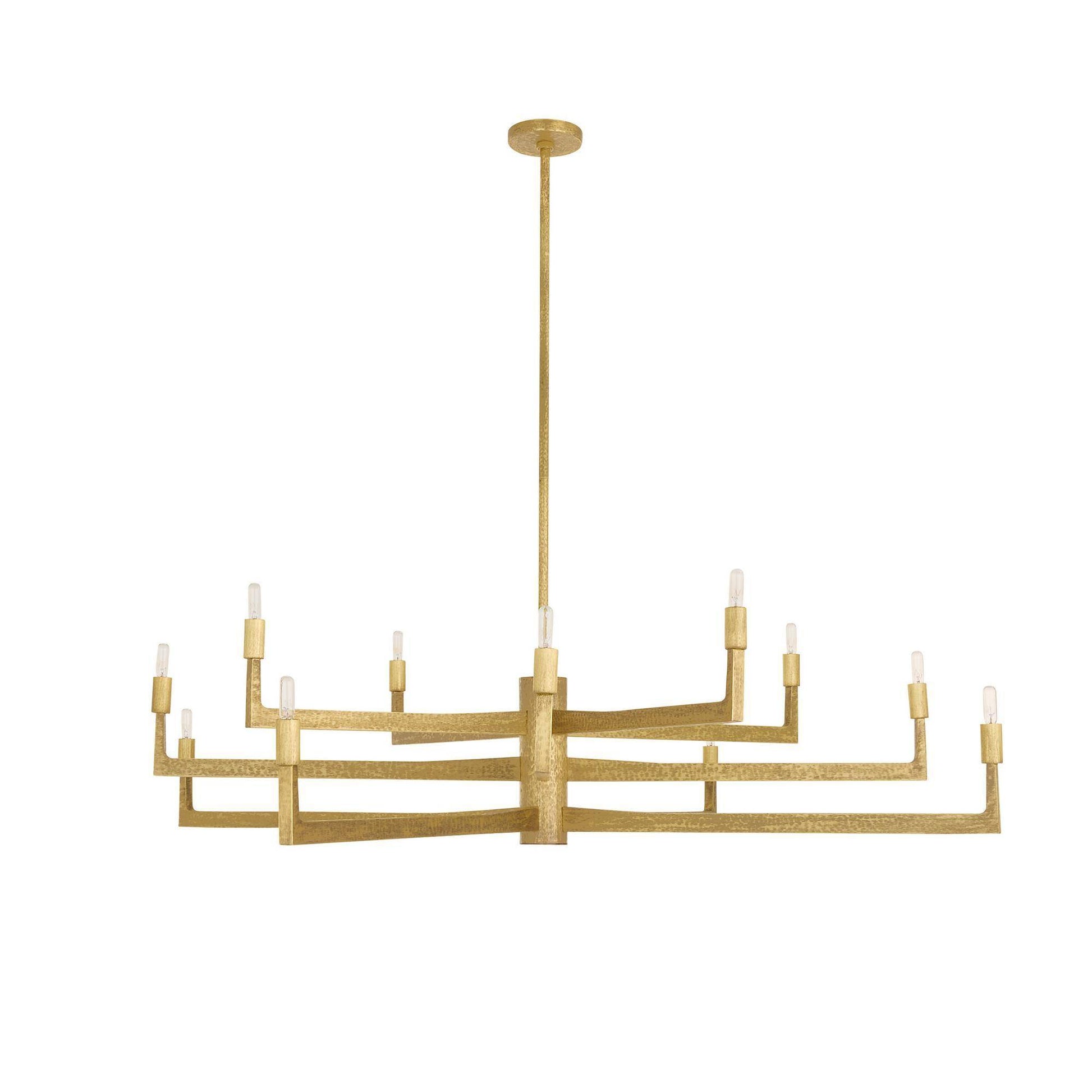Arteriors Home Griff Large Chandelier Antique Brass
