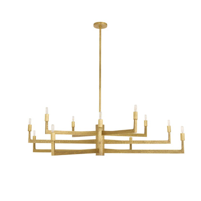 Arteriors Home Griff Large Chandelier Antique Brass