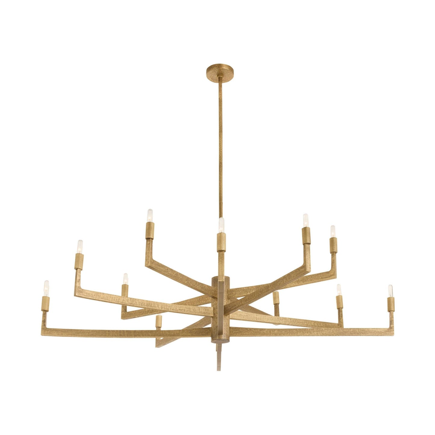 Arteriors Home Griff Large Chandelier Antique Brass