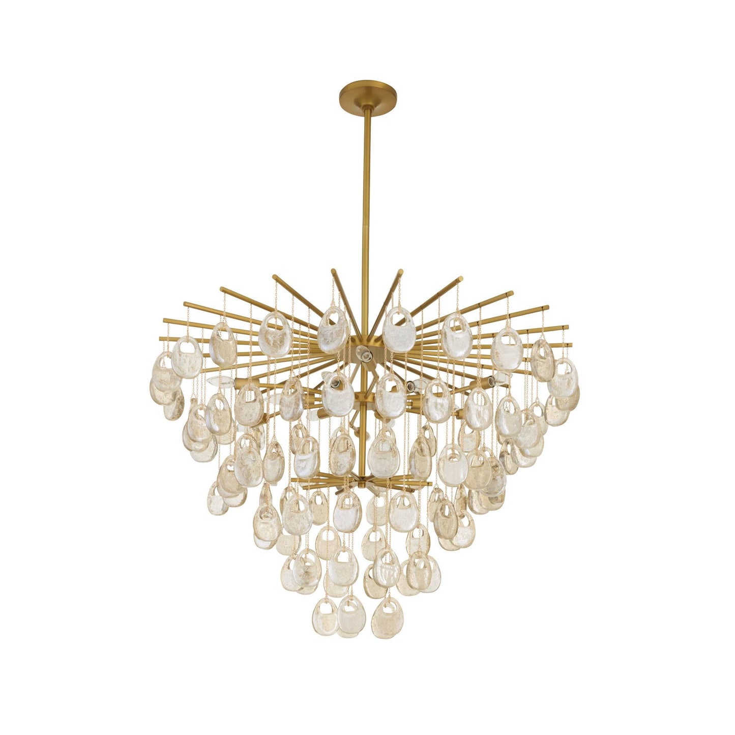 Arteriors Home Jacqueline Large Chandelier Amber