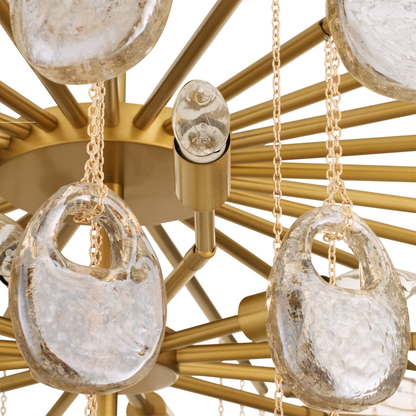 Arteriors Home Jacqueline Large Chandelier Amber