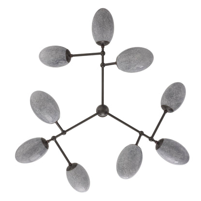 Arteriors Home Celeste Chandelier Glacier Swirl
