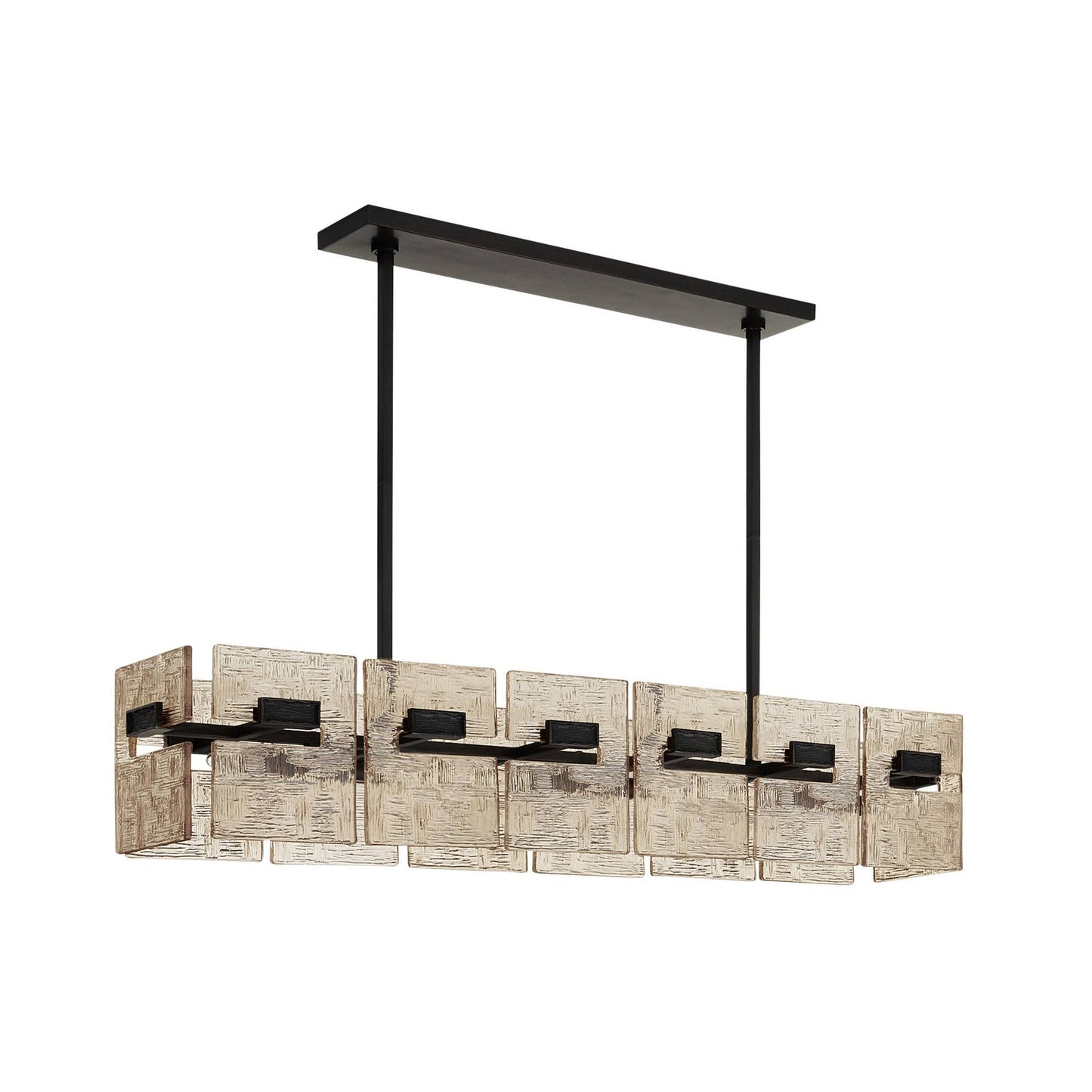Arteriors Home Vetrina Linear Chandelier Molten Umber