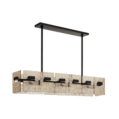 Arteriors Home Vetrina Linear Chandelier Molten Umber