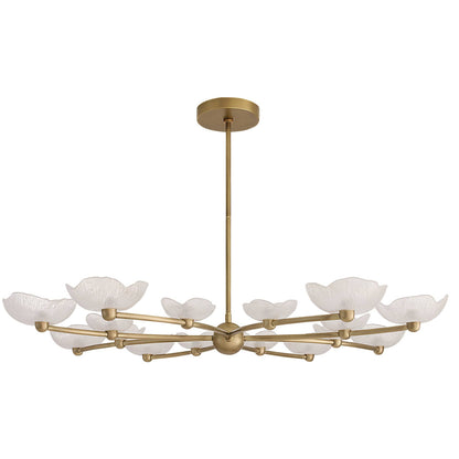 Arteriors Home Fleurana Chandelier Frosted