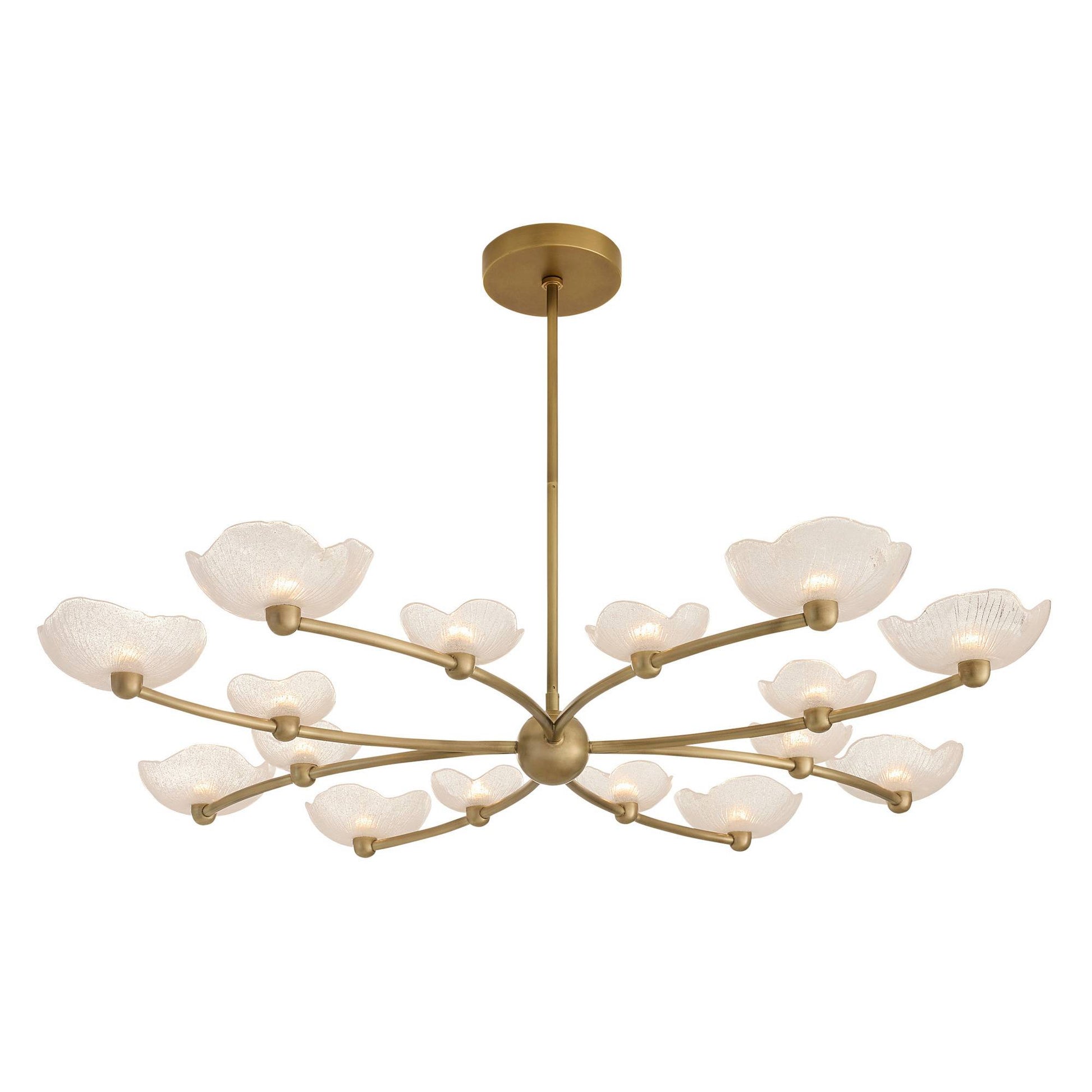 Arteriors Home Fleurana Chandelier Frosted