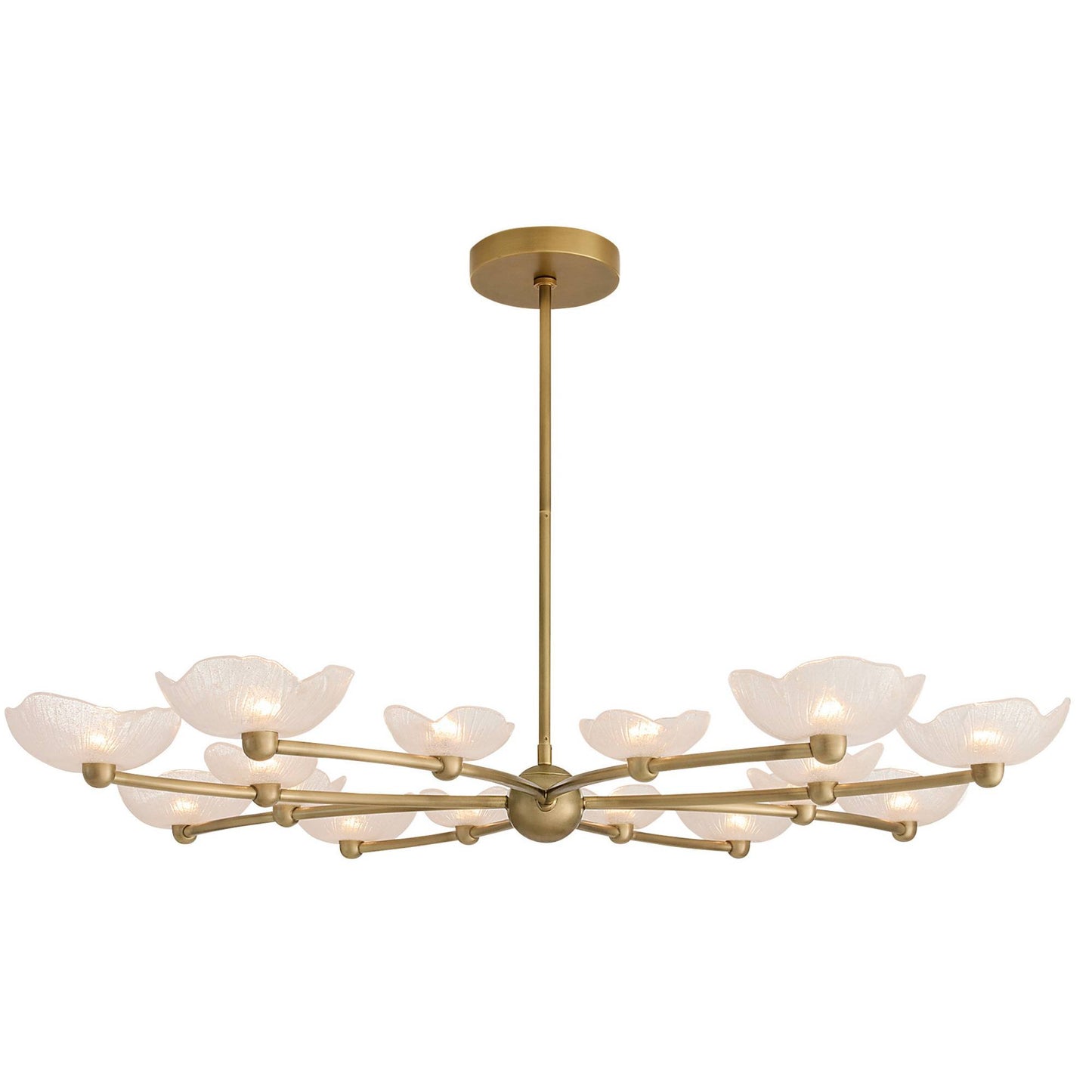 Arteriors Home Fleurana Chandelier Frosted