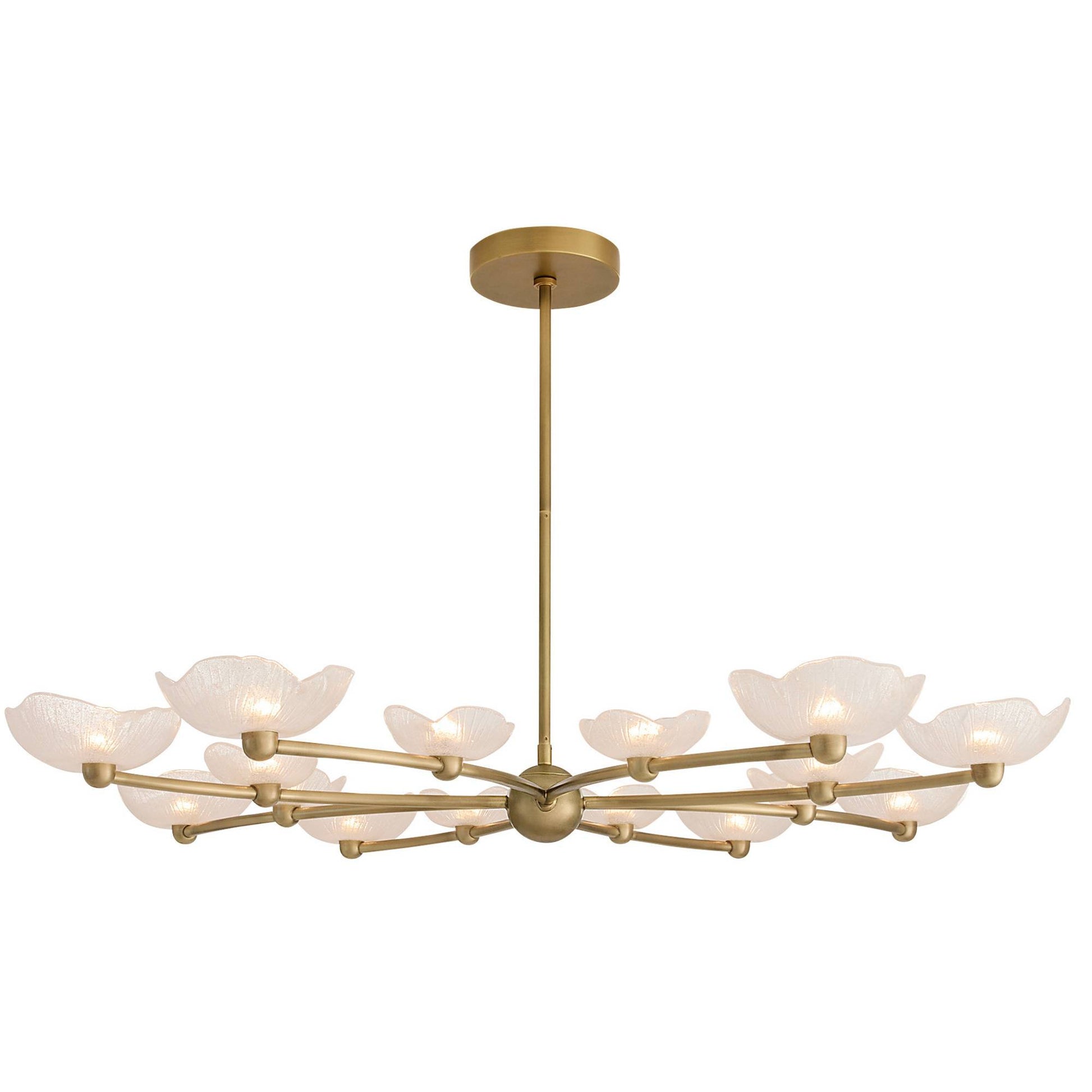 Arteriors Home Fleurana Chandelier Frosted