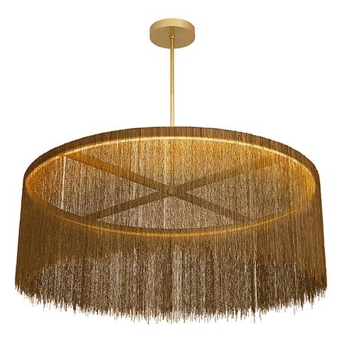 Arteriors Home Bennet Large Chandelier Antique Brass