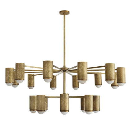 Arteriors Home Loryn Chandelier Antique Brass