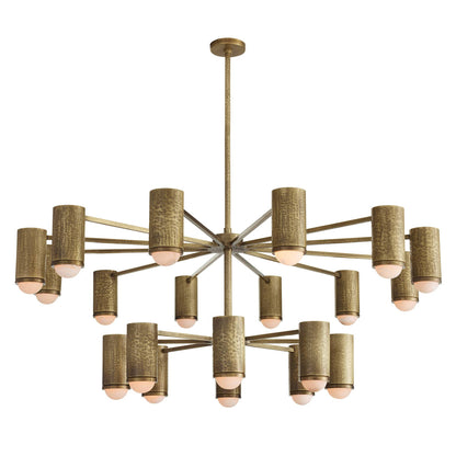 Arteriors Home Loryn Chandelier Antique Brass