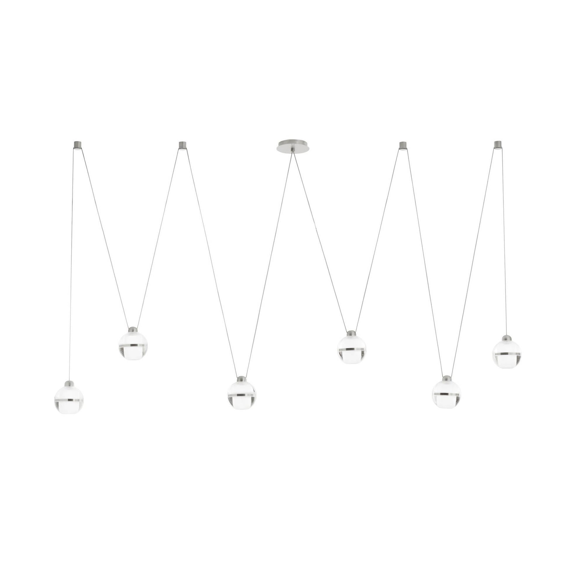 Arteriors Home Noble Multi-Drop Chandelier Chrome