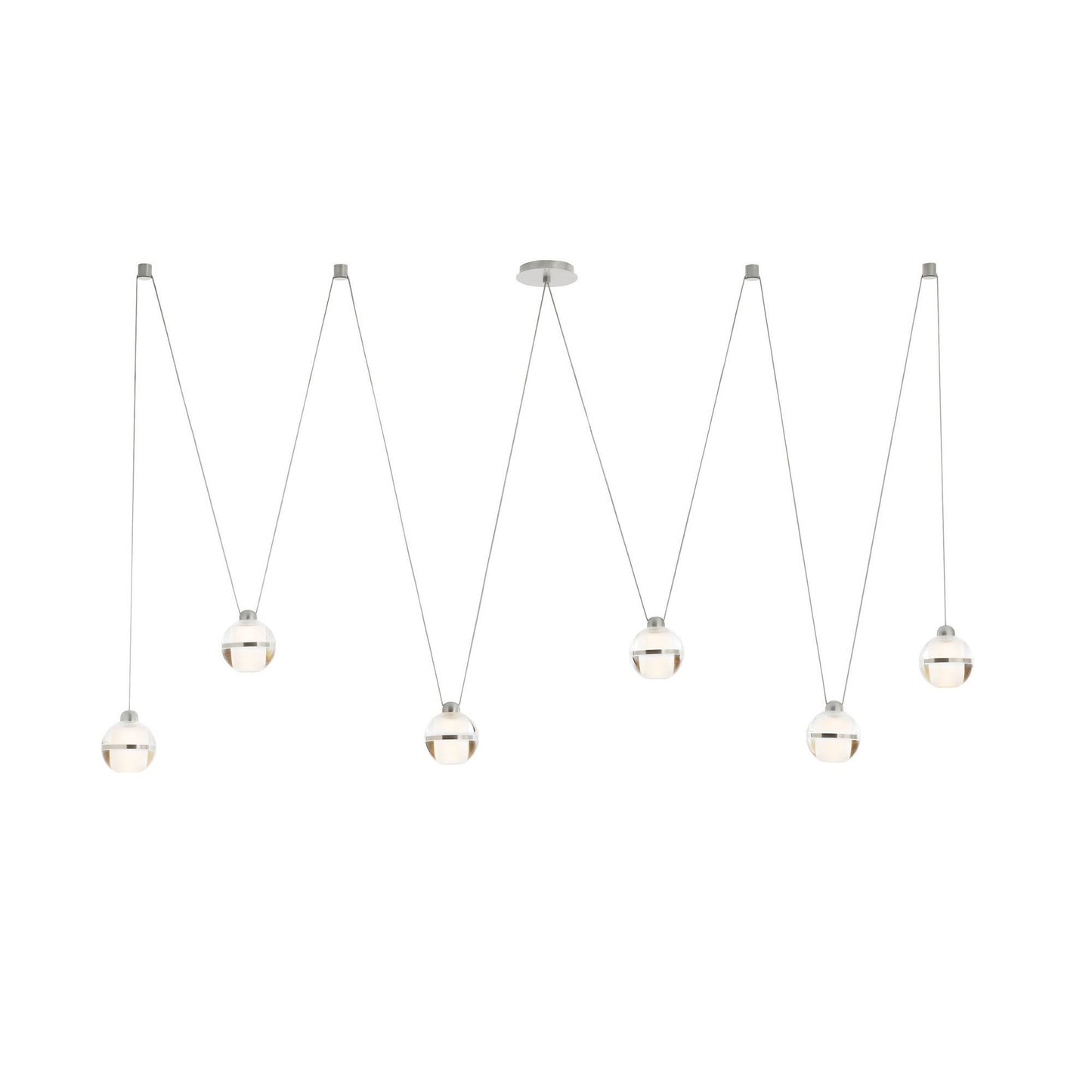Arteriors Home Noble Multi-Drop Chandelier Chrome