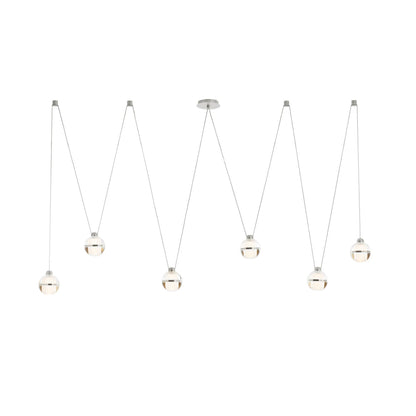 Arteriors Home Noble Multi-Drop Chandelier Chrome