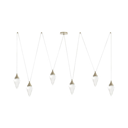 Arteriors Home Berkley Multi-Drop Chandelier Vintage Silver