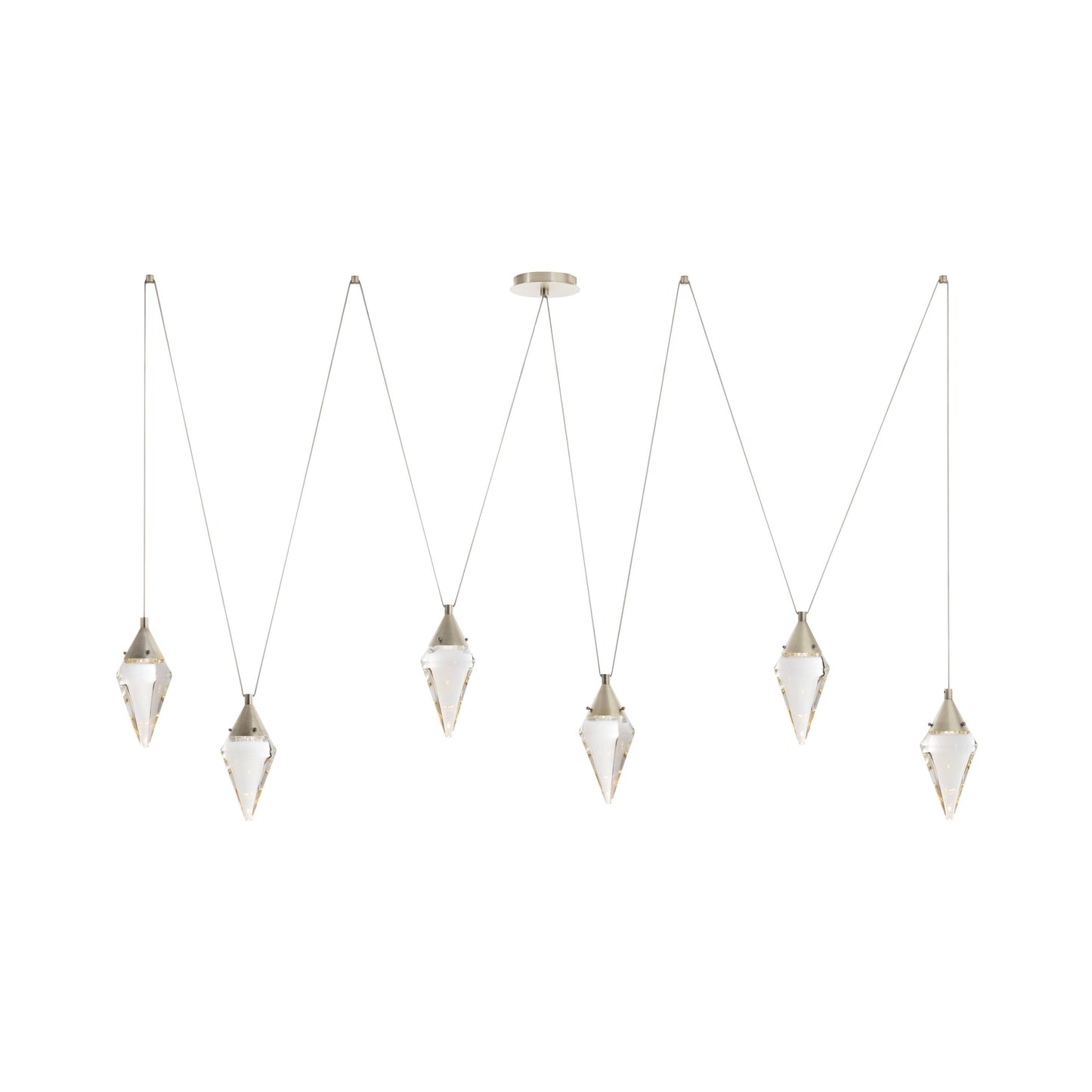 Arteriors Home Berkley Multi-Drop Chandelier Vintage Silver