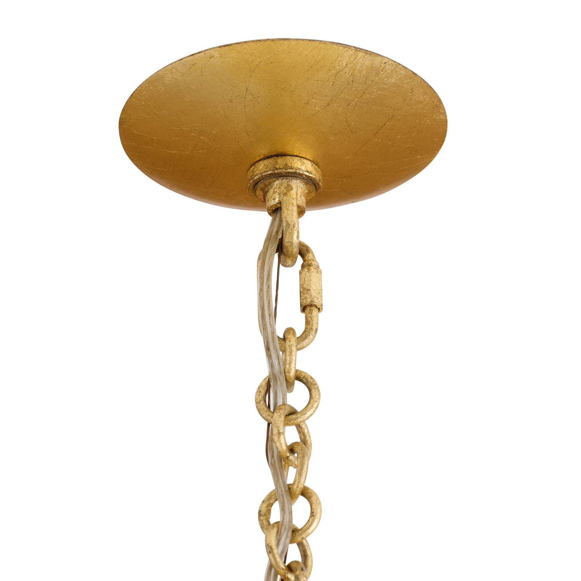 Arteriors Home Florko Grand Chandelier Gold Leaf