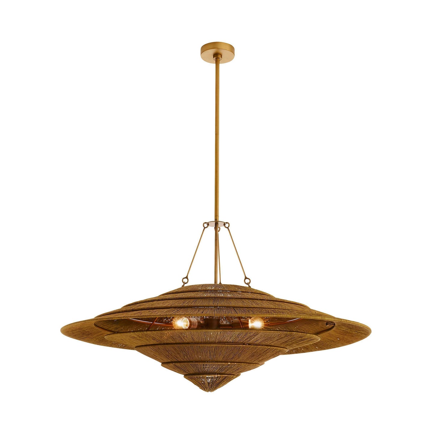 Arteriors Home Lexa Pendant Vintage Brass