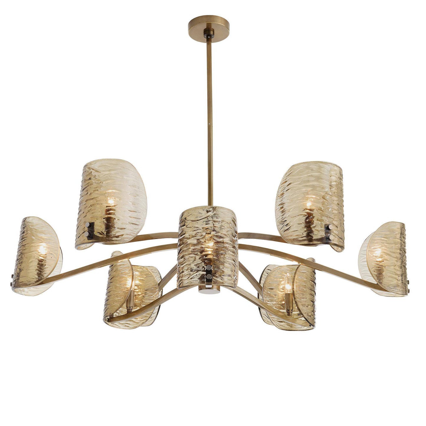 Arteriors Home Natasha Chandelier Antique Brass
