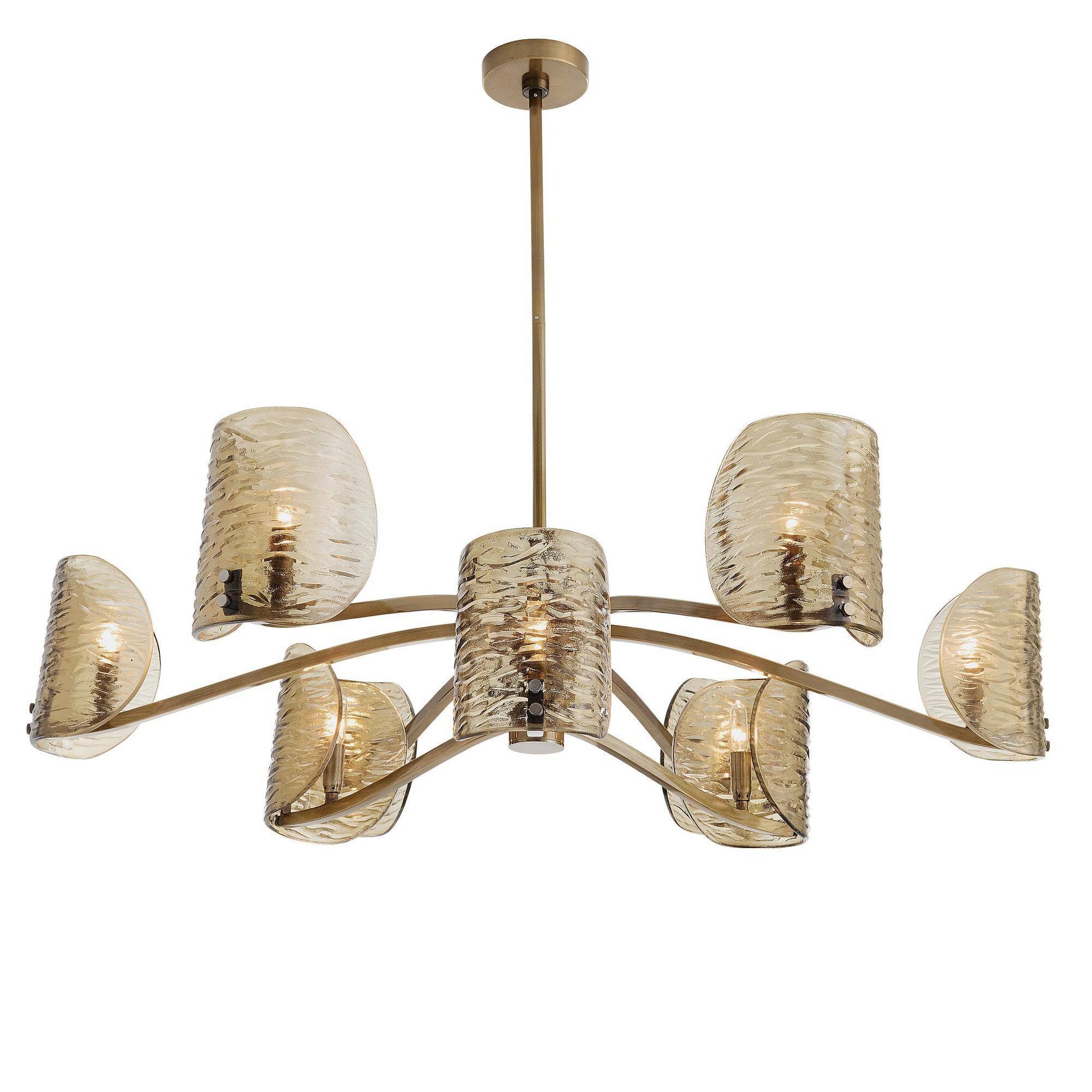 Arteriors Home Natasha Chandelier Antique Brass