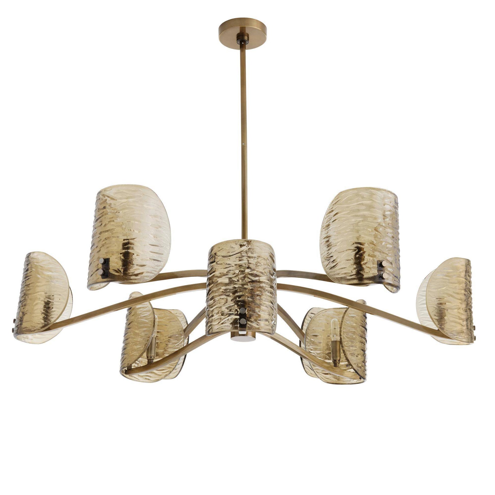 Arteriors Home Natasha Chandelier Antique Brass